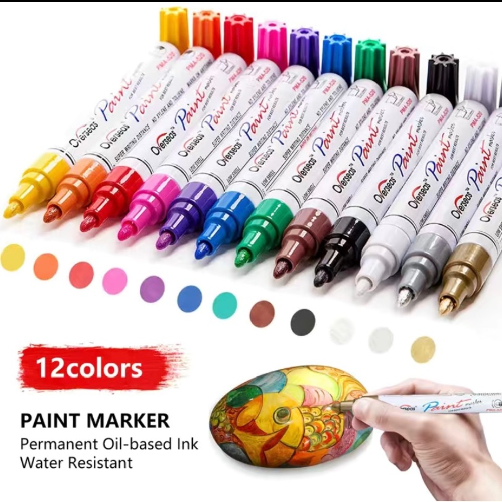 ⭐️ Quick Dry, Waterproof, Permanent Paint Markers for Clothes, Crafts, All! ⭐️